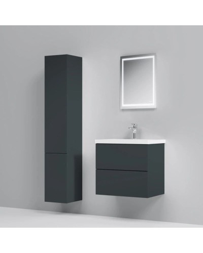 Комплект мебели графит матовый 60 см Am.Pm Gem M90FHX06022GM + M90WCC0602WG + M91AMOX0551WG