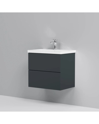 Комплект мебели графит матовый 60 см Am.Pm Gem M90FHX06022GM + M90WCC0602WG + M91AMOX0551WG