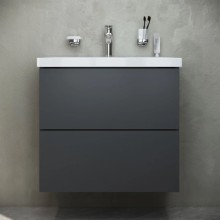 Комплект мебели графит матовый 60 см Am.Pm Gem M90FHX06022GM + M90WCC0602WG + M91AMOX0551WG