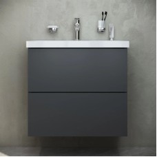 Комплект мебели графит матовый 60 см Am.Pm Gem M90FHX06022GM + M90WCC0602WG + M91AMOX0551WG