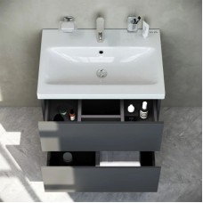 Комплект мебели графит матовый 60 см Am.Pm Gem M90FHX06022GM + M90WCC0602WG + M91AMOX0551WG