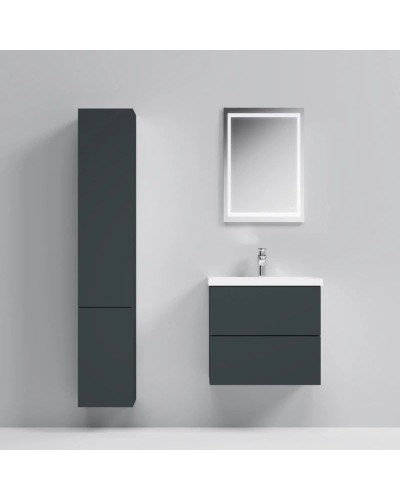 Комплект мебели графит матовый 60 см Am.Pm Gem M90FHX06022GM + M90WCC0602WG + M91AMOX0551WG