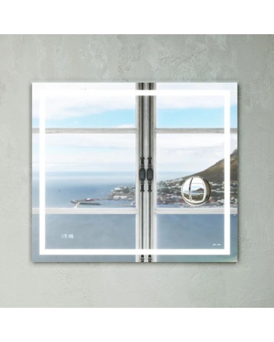 Комплект мебели белый глянец 80 см Am.Pm X-Joy M85AFSX0802WG + M85AWCC0802WG + M91AMOX0803WG