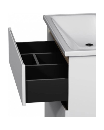 Комплект мебели белый глянец 80 см Am.Pm X-Joy M85AFSX0802WG + M85AWCC0802WG + M91AMOX0803WG