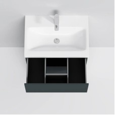 Комплект мебели графит матовый 65 см Am.Pm Gem M90FSX06022GM32 + M90WCC0602WG + M91AMOX0651WG