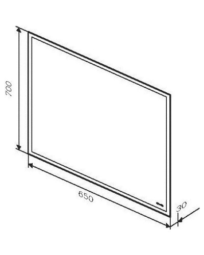 Комплект мебели графит матовый 65 см Am.Pm Gem M90FSX06022GM32 + M90WCC0602WG + M91AMOX0651WG