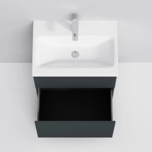 Комплект мебели графит матовый 61 см Am.Pm Gem M90FSX06022GM32 + M90WCC0602WG + M91AMOX0551WG