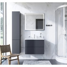 Комплект мебели графит матовый 80 см Am.Pm Gem M90FHX07522GM + M90WCC0752WG + M91AMOX0801WG