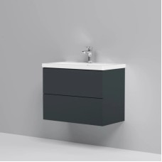 Комплект мебели графит матовый 80 см Am.Pm Gem M90FHX07522GM + M90WCC0752WG + M91AMOX0801WG