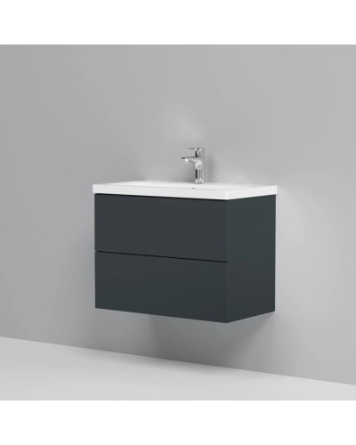 Комплект мебели графит матовый 80 см Am.Pm Gem M90FHX07522GM + M90WCC0752WG + M91AMOX0801WG