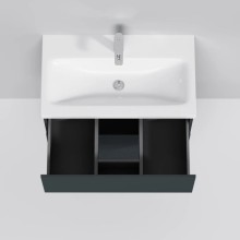 Комплект мебели графит матовый 80 см Am.Pm Gem M90FHX07522GM + M90WCC0752WG + M91AMOX0801WG
