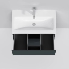 Комплект мебели графит матовый 80 см Am.Pm Gem M90FHX07522GM + M90WCC0752WG + M91AMOX0801WG