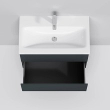 Комплект мебели графит матовый 80 см Am.Pm Gem M90FHX07522GM + M90WCC0752WG + M91AMOX0801WG