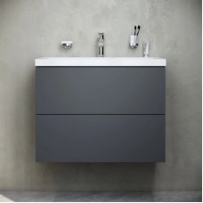 Комплект мебели графит матовый 80 см Am.Pm Gem M90FHX07522GM + M90WCC0752WG + M91AMOX0801WG