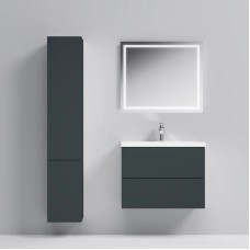 Комплект мебели графит матовый 80 см Am.Pm Gem M90FHX07522GM + M90WCC0752WG + M91AMOX0801WG