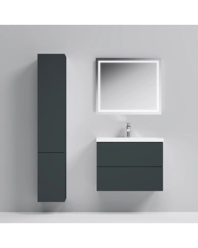 Комплект мебели графит матовый 80 см Am.Pm Gem M90FHX07522GM + M90WCC0752WG + M91AMOX0801WG