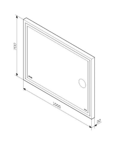 Комплект мебели белый глянец 100 см Am.Pm X-Joy M85AFHX1002WG + M85AWCC1002WG + M91AMOX1003WG