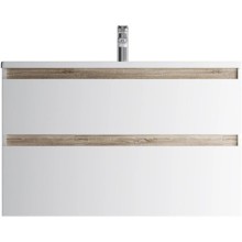 Комплект мебели белый глянец 100 см Am.Pm X-Joy M85AFHX1002WG + M85AWCC1002WG + M91AMOX1003WG