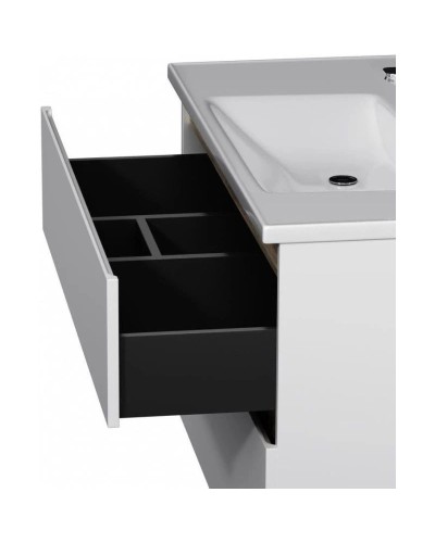 Комплект мебели белый глянец 100 см Am.Pm X-Joy M85AFHX1002WG + M85AWCC1002WG + M91AMOX1003WG