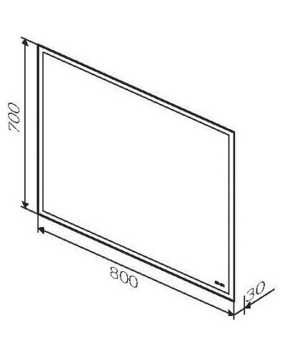 Комплект мебели графит матовый 80 см Am.Pm Gem M90FSX07522GM32 + M90WCC0752WG + M91AMOX0801WG