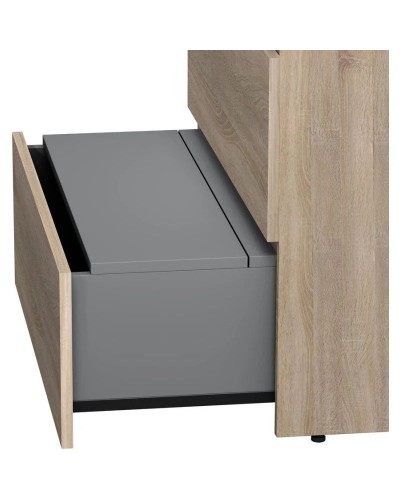 Комплект мебели светлый дуб 80 см Am.Pm Gem M91FSX0752OF + M90WCC0752WG + M91AMOX0801WG