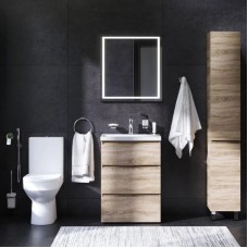 Комплект мебели светлый дуб 65 см Am.Pm Gem M91FSX0602OF + M90WCC0602WG + M91AMOX0651WG