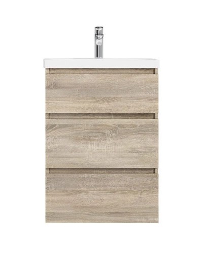 Комплект мебели светлый дуб 65 см Am.Pm Gem M91FSX0602OF + M90WCC0602WG + M91AMOX0651WG