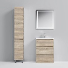 Комплект мебели светлый дуб 65 см Am.Pm Gem M91FSX0602OF + M90WCC0602WG + M91AMOX0651WG