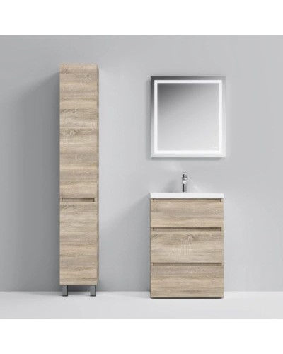 Комплект мебели светлый дуб 65 см Am.Pm Gem M91FSX0602OF + M90WCC0602WG + M91AMOX0651WG