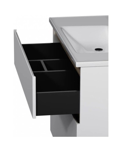 Комплект мебели белый глянец 100 см Am.Pm X-Joy M85AFSX1002WG + M85AWCC1002WG + M91AMOX1003WG