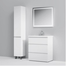 Комплект мебели белый глянец 80 см Am.Pm Gem M91FSX0752WG + M90WCC0752WG + M91AMOX0801WG