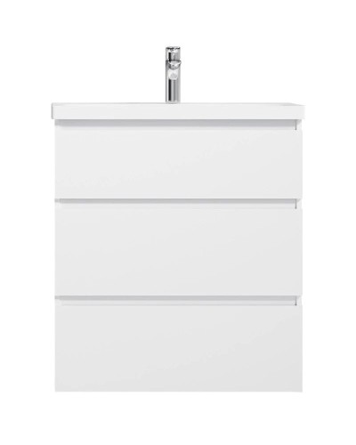 Комплект мебели белый глянец 80 см Am.Pm Gem M91FSX0752WG + M90WCC0752WG + M91AMOX0801WG