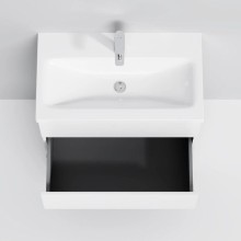 Комплект мебели белый глянец 80 см Am.Pm Gem M91FSX0752WG + M90WCC0752WG + M91AMOX0801WG