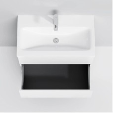 Комплект мебели белый глянец 80 см Am.Pm Gem M91FSX0752WG + M90WCC0752WG + M91AMOX0801WG