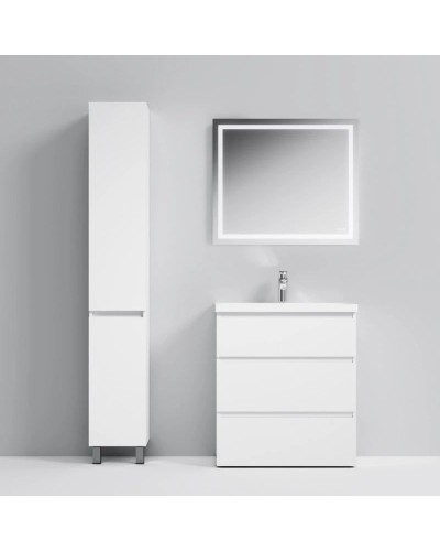 Комплект мебели белый глянец 80 см Am.Pm Gem M91FSX0752WG + M90WCC0752WG + M91AMOX0801WG