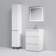 Комплект мебели белый глянец 65 см Am.Pm Gem M91FSX0602WG + M90WCC0602WG + M91AMOX0651WG