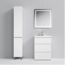 Комплект мебели белый глянец 65 см Am.Pm Gem M91FSX0602WG + M90WCC0602WG + M91AMOX0651WG