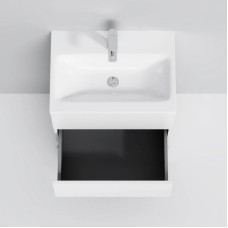 Комплект мебели белый глянец 65 см Am.Pm Gem M91FSX0602WG + M90WCC0602WG + M91AMOX0651WG