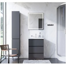 Комплект мебели графит матовый 65 см Am.Pm Gem S M91FSX0602GM + M90WCC0602WG + M91AMOX0651WG