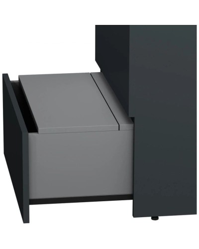 Комплект мебели графит матовый 65 см Am.Pm Gem S M91FSX0602GM + M90WCC0602WG + M91AMOX0651WG