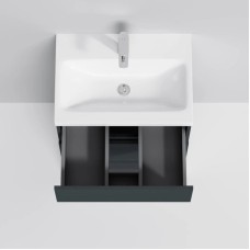 Комплект мебели графит матовый 65 см Am.Pm Gem S M91FSX0602GM + M90WCC0602WG + M91AMOX0651WG