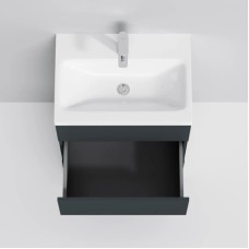 Комплект мебели графит матовый 65 см Am.Pm Gem S M91FSX0602GM + M90WCC0602WG + M91AMOX0651WG