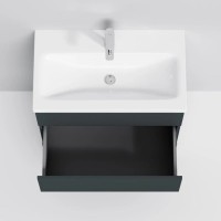 Комплект мебели графит матовый 80 см Am.Pm Gem S M91FSX0752GM + M90WCC0752WG + M91AMOX0801WG