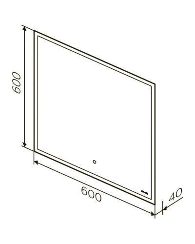 Комплект мебели белый глянец 61 см Am.Pm Spirit V2.0 M70AFHX0602WG + M70AWCC0602WG + M71AMOX0601SA