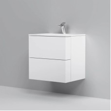 Комплект мебели белый глянец 61 см Am.Pm Spirit V2.0 M70AFHX0602WG + M70AWCC0602WG + M71AMOX0601SA