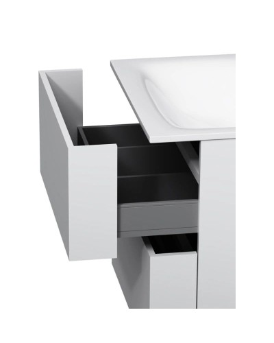 Комплект мебели белый глянец 61 см Am.Pm Spirit V2.0 M70AFHX0602WG + M70AWCC0602WG + M71AMOX0601SA