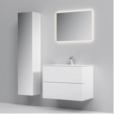 Комплект мебели белый глянец 81 см Am.Pm Spirit V2.0 M70AFHX0802WG + M70AWCC0802WG + M71AMOX0801SA