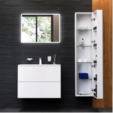 Комплект мебели белый глянец 81 см Am.Pm Spirit V2.0 M70AFHX0802WG + M70AWCC0802WG + M71AMOX0801SA