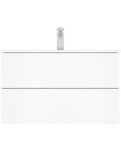 Комплект мебели белый глянец 81 см Am.Pm Spirit V2.0 M70AFHX0802WG + M70AWCC0802WG + M71AMOX0801SA