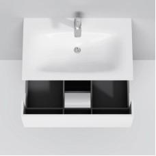 Комплект мебели белый глянец 81 см Am.Pm Spirit V2.0 M70AFHX0802WG + M70AWCC0802WG + M71AMOX0801SA